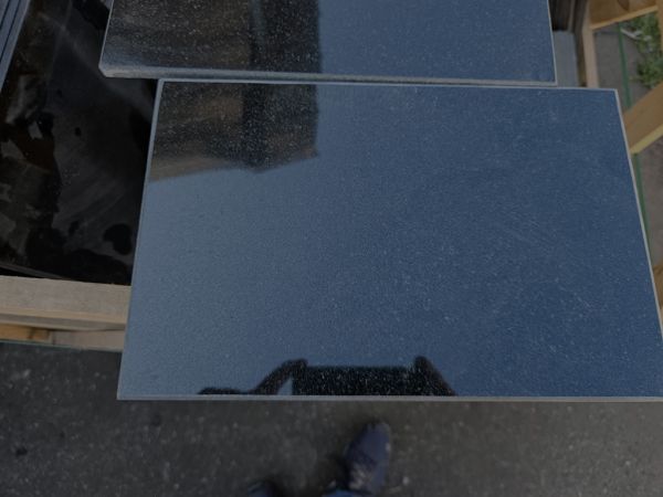 Granitfliesen Poliert Schwarz 30*20*1 cm