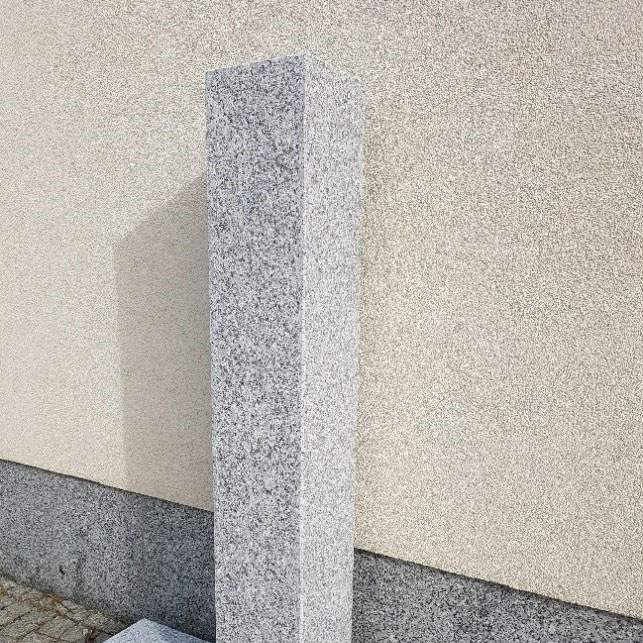 Granitsäulen, Granitpfosten, Zaunpfosten, Palisaden, Naturstein 20x20x