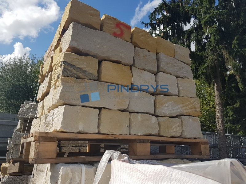 Sandstein, Granit, Mauersteine, Steinmauer, Pflastersteine, Verblender