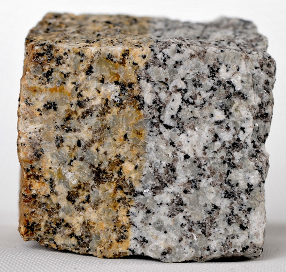 Granitpflaster gelb - grau Mittelkorn